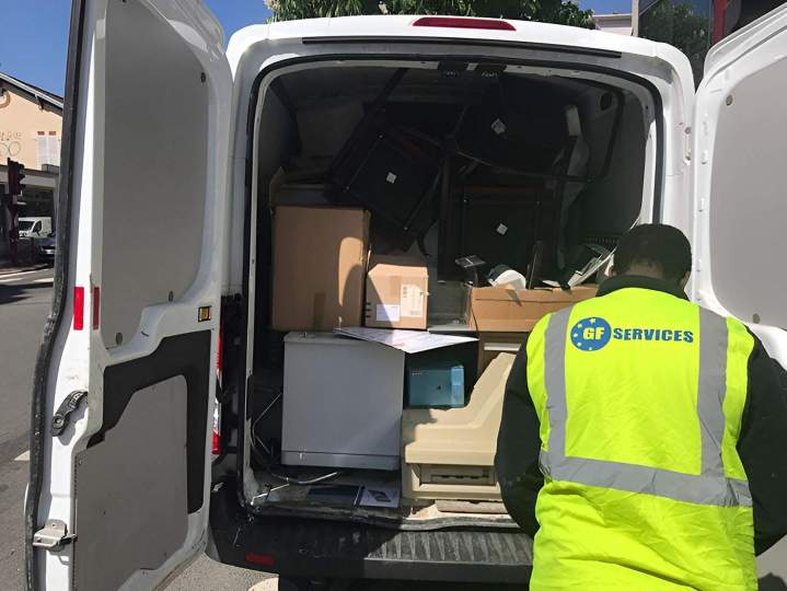 Collecte et transport de déchets en déchetterie